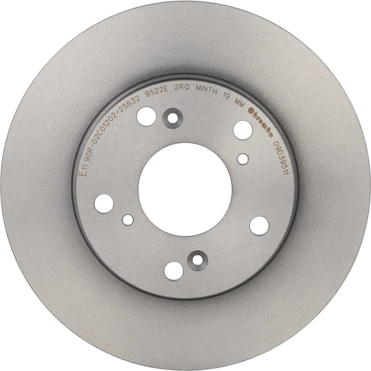 09.D395.11 Brembo Premium Coated Vented Brake Rotor Brembo Brake Canada
