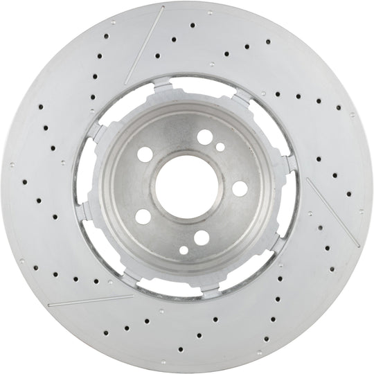 09.D411.33 Brembo Premium Dual Cast Vented Drilled/Grooved UV Coated Brake Rotor Brembo Brake Canada