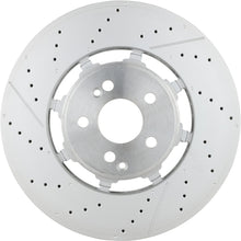 Load image into Gallery viewer, 09.D411.33 Brembo Premium Dual Cast Vented Drilled/Grooved UV Coated Brake Rotor Brembo Brake Canada