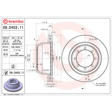 Charger l'image dans la galerie, 09.D453.11 Brembo Premium UV Coated Vented Brake Rotor Brembo Brake Canada