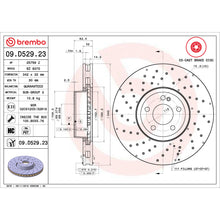 Load image into Gallery viewer, 09.D529.23 Brembo Premium UV Coated Co-Cast Brake Rotor Brembo Brake Canada