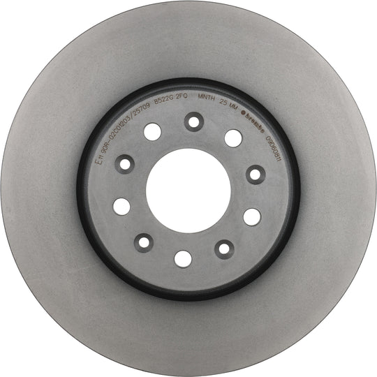 09.D608.11 Brembo Premium Coated Vented Brake Rotor Brembo Brake Canada