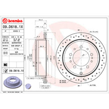 Load image into Gallery viewer, KTX0086 Brembo Ceramic Brake Pad and XTRA Vented Drilled Brake Disc Kit Brembo Brake Canada