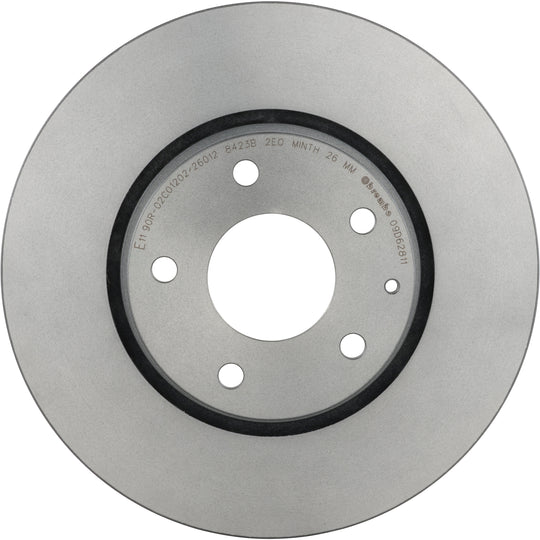 09.D628.11 Brembo Premium Coated Vented Brake Rotor Brembo Brake Canada