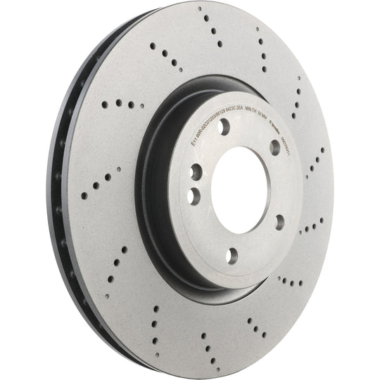 09.D763.11 Brembo Premium Coated Vented Brake Rotor Brembo Brake Canada