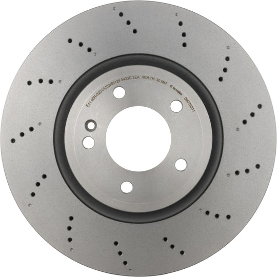 09.D763.11 Brembo Premium Coated Vented Brake Rotor Brembo Brake Canada