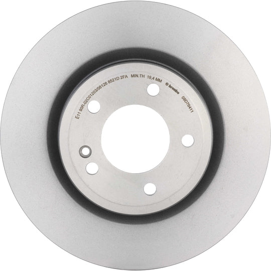 09.D764.11 Brembo Premium Coated Vented Brake Rotor Brembo Brake Canada