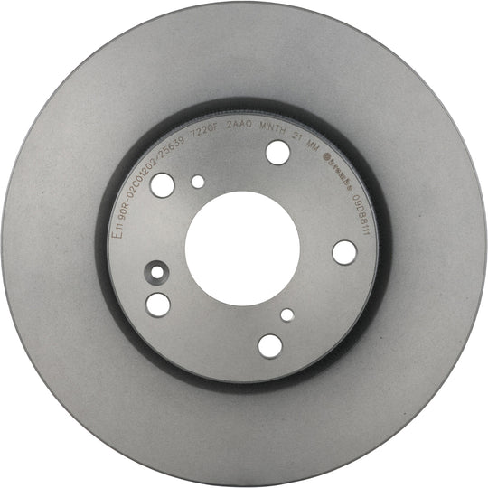 09.D881.11 Brembo Premium Coated Vented Brake Rotor Brembo Brake Canada