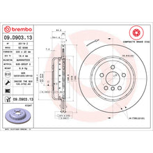 Charger l'image dans la galerie, 09.D903.13 Brembo Premium Vented Composite Brake Rotor Brembo Brake Canada