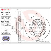 Charger l'image dans la galerie, 09.D975.11 Brembo Premium Coated Vented Brake Rotor Brembo Brake Canada