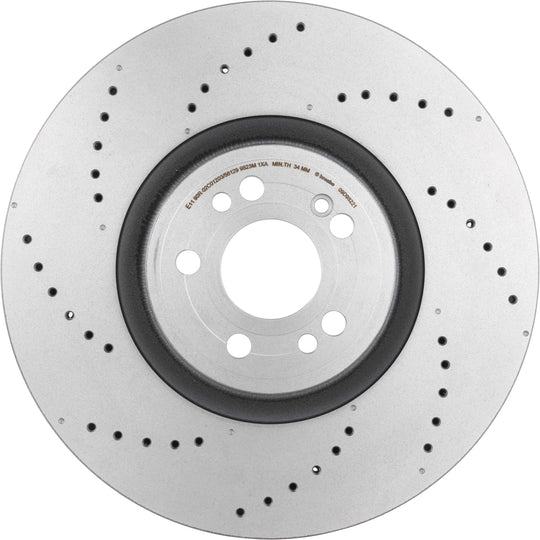09.D982.21 Brembo Premium Coated Vented Brake Rotor Brembo Brake Canada