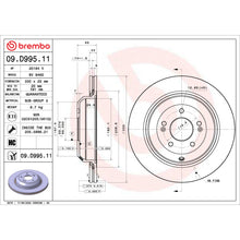 Charger l'image dans la galerie, 09.D995.11 Brembo Premium Coated Vented Brake Rotor Brembo Brake Canada