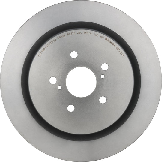09.E031.11 Brembo Premium Coated Vented Brake Rotor Brembo Brake Canada