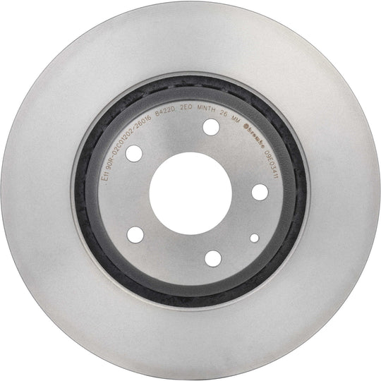 09.E034.11 Brembo Premium Coated Vented Brake Rotor Brembo Brake Canada