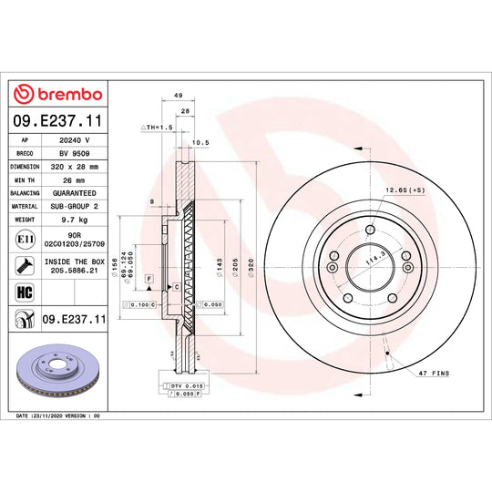 KT00237 Brembo Disc Brake Kit Brembo Brake Canada