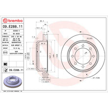 Charger l'image dans la galerie, 09.E288.11 Brembo Premium Coated Vented Brake Rotor Brembo Brake Canada