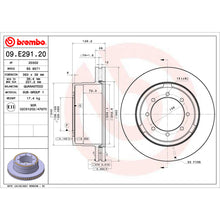 Load image into Gallery viewer, 09.E291.20 Brembo Premium Vented Brake Rotor Brembo Brake Canada