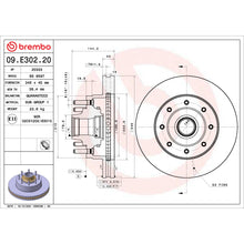 Load image into Gallery viewer, 09.E302.20 Brembo Premium Vented Brake Rotor Brembo Brake Canada