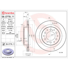 Charger l'image dans la galerie, 09.E779.11 Brembo Premium UV Coated Vented Brake Rotor Brembo Brake Canada