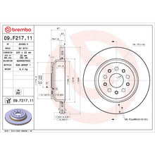 Load image into Gallery viewer, 09.F217.11 Brembo Premium UV Coated Vented Brake Rotor Brembo Brake Canada