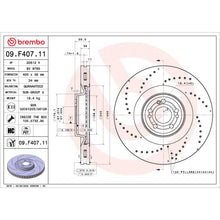 Load image into Gallery viewer, 09.F407.11 Brembo Premium UV Coated Vented Brake Rotor Brembo Brake Canada