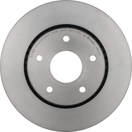 KT00795 Brembo Ceramic Brake Pad and UV Coated Vented  Brake Disc Kit Brembo Brake Canada