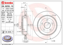 Load image into Gallery viewer, 09.N235.11 Brembo Premium Coated Vented Brake Rotor Brembo Brake Canada