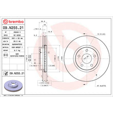 Load image into Gallery viewer, KT00952 Brembo Ceramic Brake Pad and UV Coated Vented  Brake Disc Kit Brembo Brake Canada