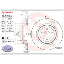 Load image into Gallery viewer, 09.N266.21 Brembo Premium Coated Vented Brake Rotor Brembo Brake Canada