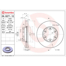 Charger l'image dans la galerie, 09.N371.10 Brembo Premium Vented Brake Rotor Brembo Brake Canada