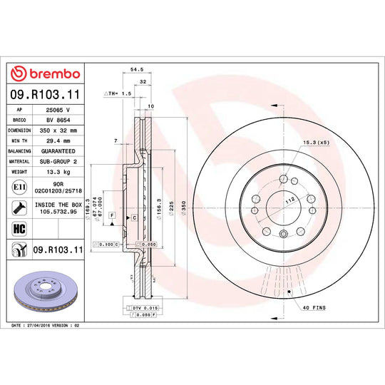 KT00025 Brembo Disc Brake Kit Brembo Brake Canada