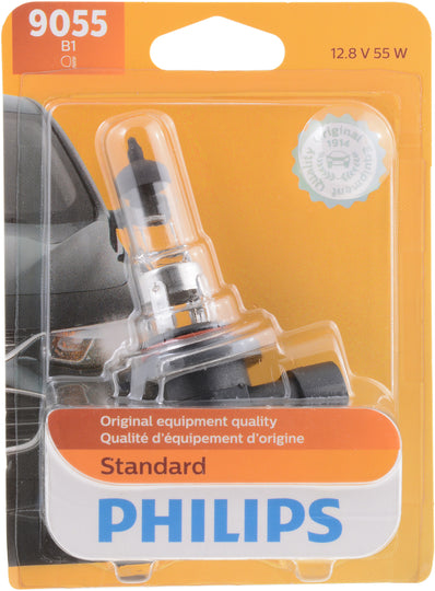 9055B1 Philips Standard Headlight 9055 - Standard - Single Blister Pack Philips Bulbs