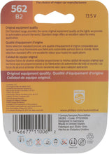 Load image into Gallery viewer, 562B2 Philips Standard Miniature 562 - Standard - Twin Blister Pack Philips Bulbs