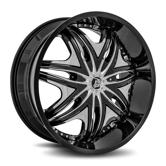 MOR-22961391378B - Diablo Morpheus 22X9.5 6X139.7 13mm Gloss Black - Diablo Wheels Canada