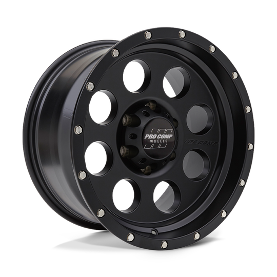 PXA5045-7973 - Pro Comp PA45 Proxy 17X9 5X127 -6mm Satin Black - Pro Comp Wheels Canada