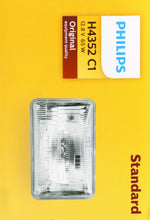Load image into Gallery viewer, H4352C1 Philips Standard Sealed Beam H4352 - Standard - Single Commercial Pack Philips Bulbs