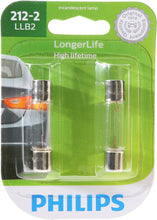 Load image into Gallery viewer, 212-2LLB2 Philips LongerLife Miniature 212-2LL - LongerLife - Twin Blister Pack Philips Bulbs