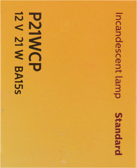 P21WCP Philips Standard Minature P21W - Standard - Multiple Commercial 10-Pack Philips Bulbs