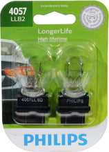 Load image into Gallery viewer, 4057LLB2 Philips LongerLife Miniature 4057LL - LongerLife - Twin Blister Pack Philips Bulbs
