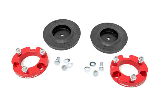 764RED 2 Inch Lift Kit - Red Spacers - Toyota 4Runner 4WD (2010-2023) Rough Country Canada