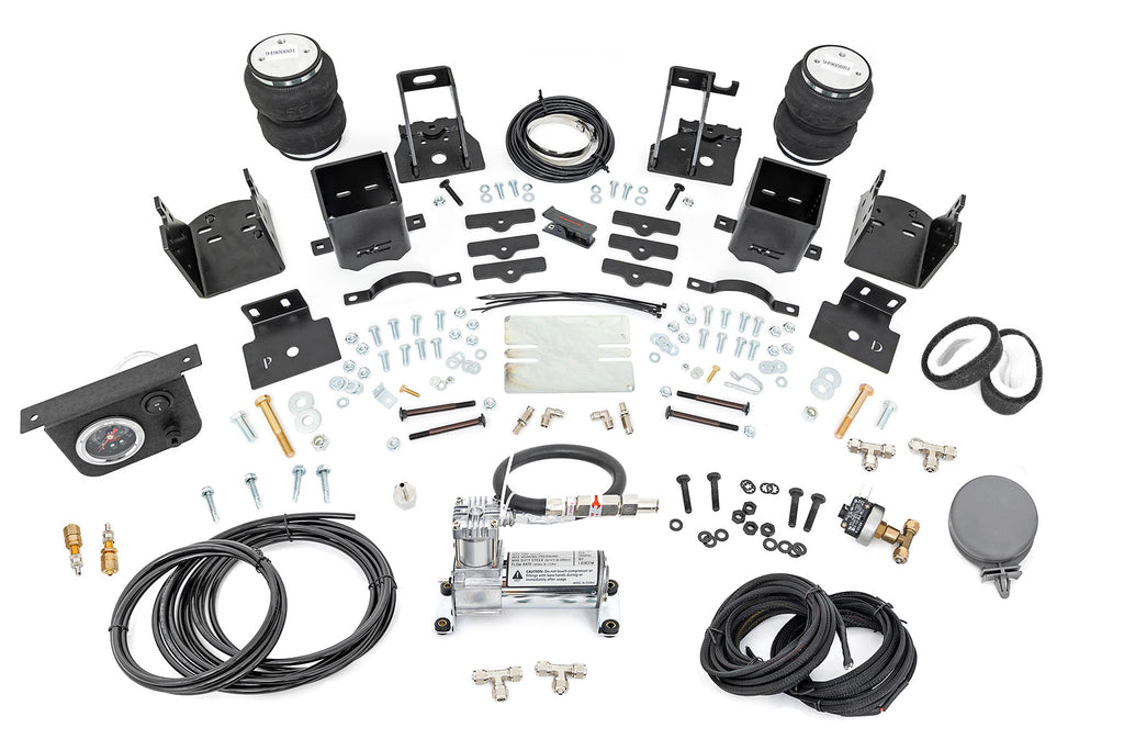 10020C Air Spring Kit w/Compressor - Ford Super Duty 4WD (2005-2016) Rough Country Canada