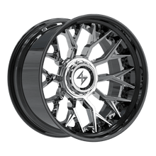 Load image into Gallery viewer, SBFX23221081243 - Sentali Barrel Forged BFX2 22X10 8X170 / 8X165.1 -24mm Gloss Black Lip / Chrome Centre - Sentali Barrel Forged Wheels Canada