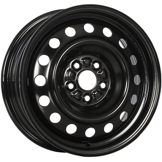 RNB17008A - RNB Steel Wheel 17X7.0 5x110 40mm Black E-Coating - RNB Wheels Canada