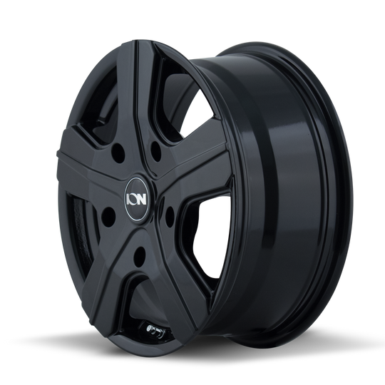 101-6741FB - ION Alloy 101 16X7 5X160 /  ET 55mm Full Black - ION Alloy Wheels Canada