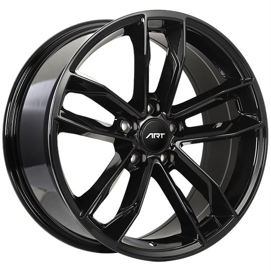 R12919004 - ART Replica 129 19X8.5 5X112 ET 30mm Gloss Black - ART Replica Wheels Canada