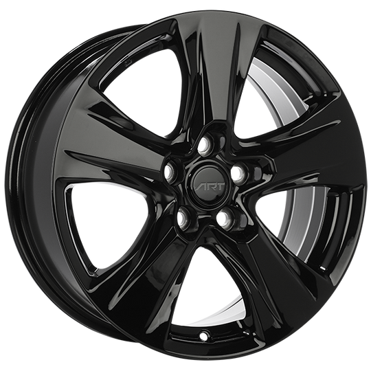 R21017001 - ART Replica 210 17X7 5X114.3 ET 35mm Gloss Black - ART Replica Wheels Canada