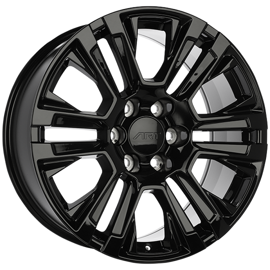R21620001 - ART Replica 216 20X9 6X139.7 ET 24mm Gloss Black - ART Replica Wheels Canada