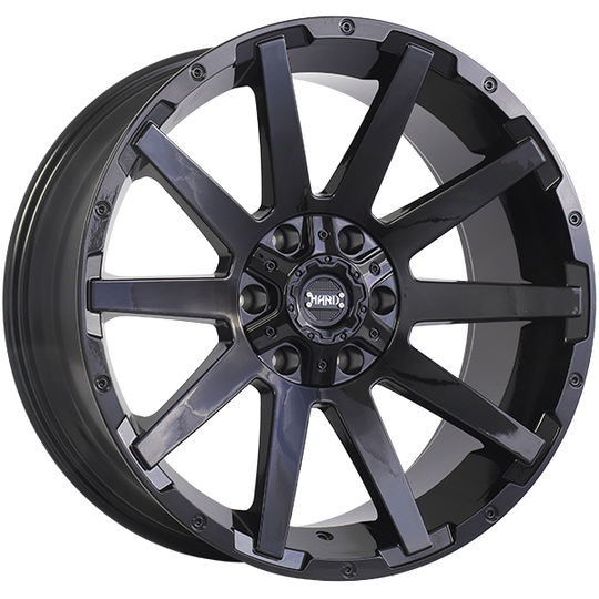 RUF4820004 - Ruffino Sinner 20X9 6X135 / 6X139.7 0mm Gloss Black - Ruffino Wheels Canada