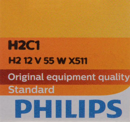 H2C1 Philips Standard Fog lamp 12311 - Standard - Multiple Commercial 10-Pack Philips Bulbs