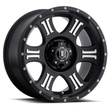 Load image into Gallery viewer, 1020908955MB - ICON Shield 20X9 8X180 ET 12mm Black with Machined Logos - ICON Wheels Canada